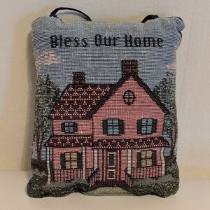 Bless Our Home Pillow Hanging Decor